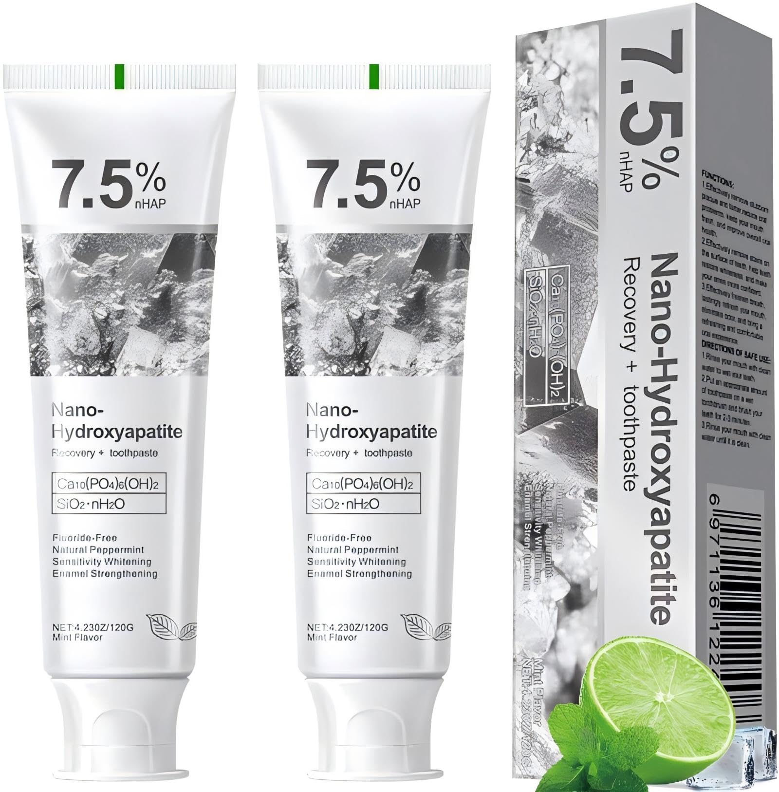 DUOYINTL 7.5% hydroxyapatite toothpaste supports enamel protection during brushing