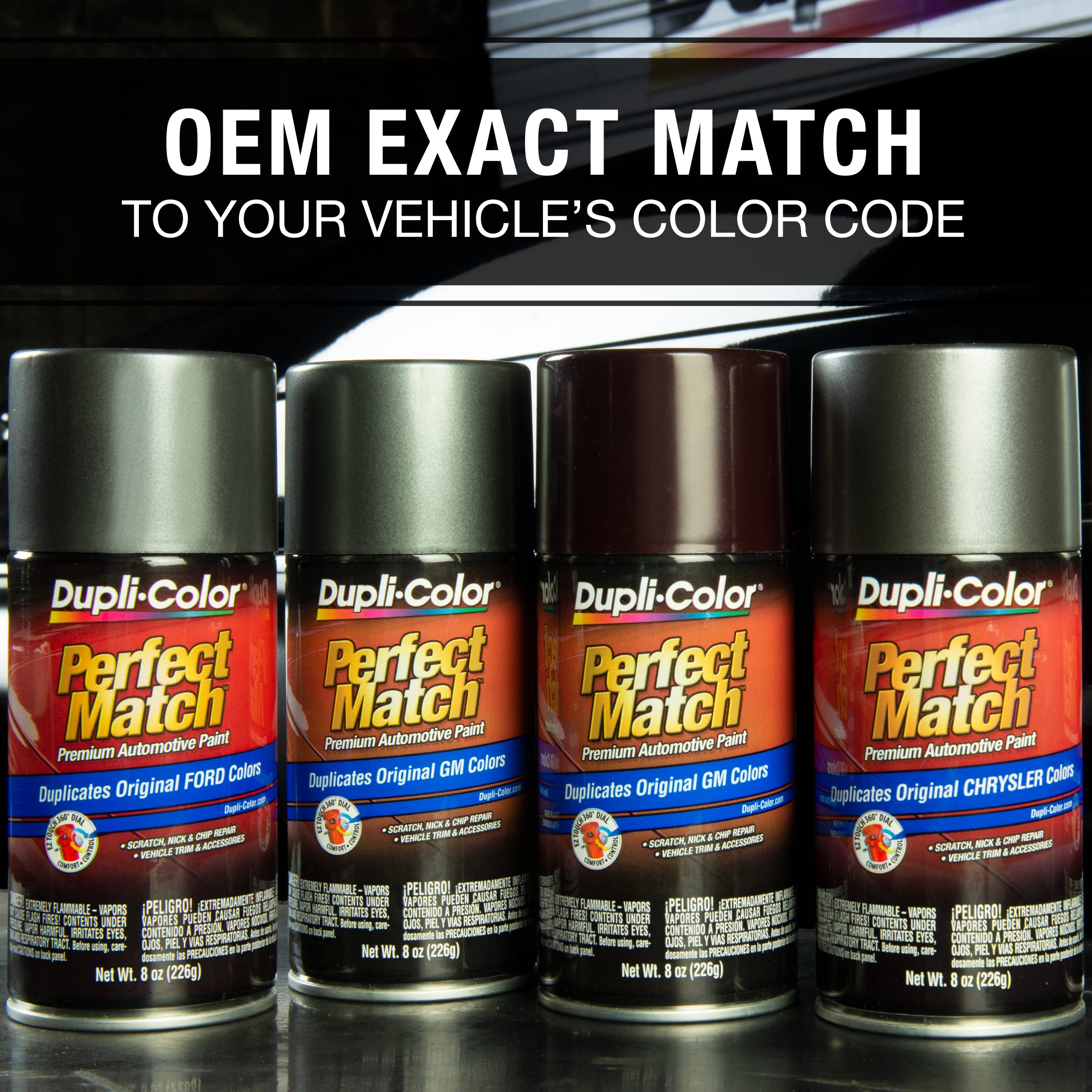 Suitable for OEM paint surfaces and vehicle trims and details.