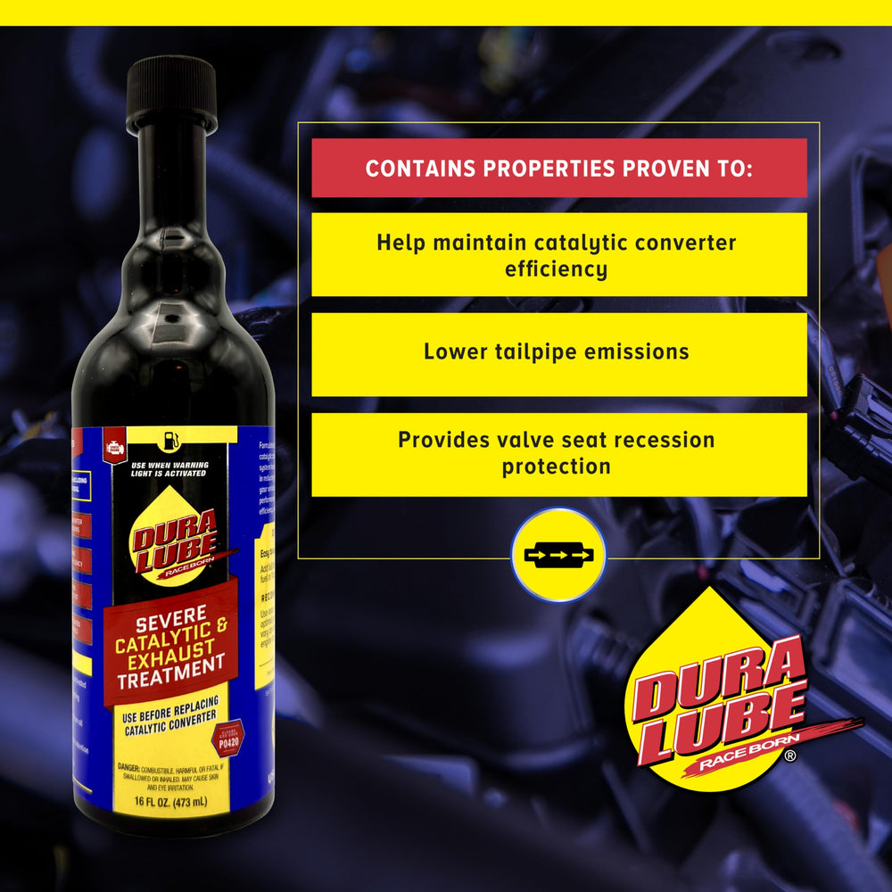DURA LUBE Severe may improve overall vehicle performance with cleaner combustion