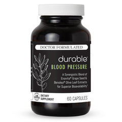 Durable Blood Pressure bottle front showing product name for quick recognition