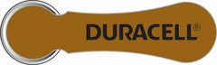 Close-up of Duracell 312 battery showing EasyTAB design.