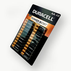 Duracell Coppertop AA battery powering a device, consistent performance.