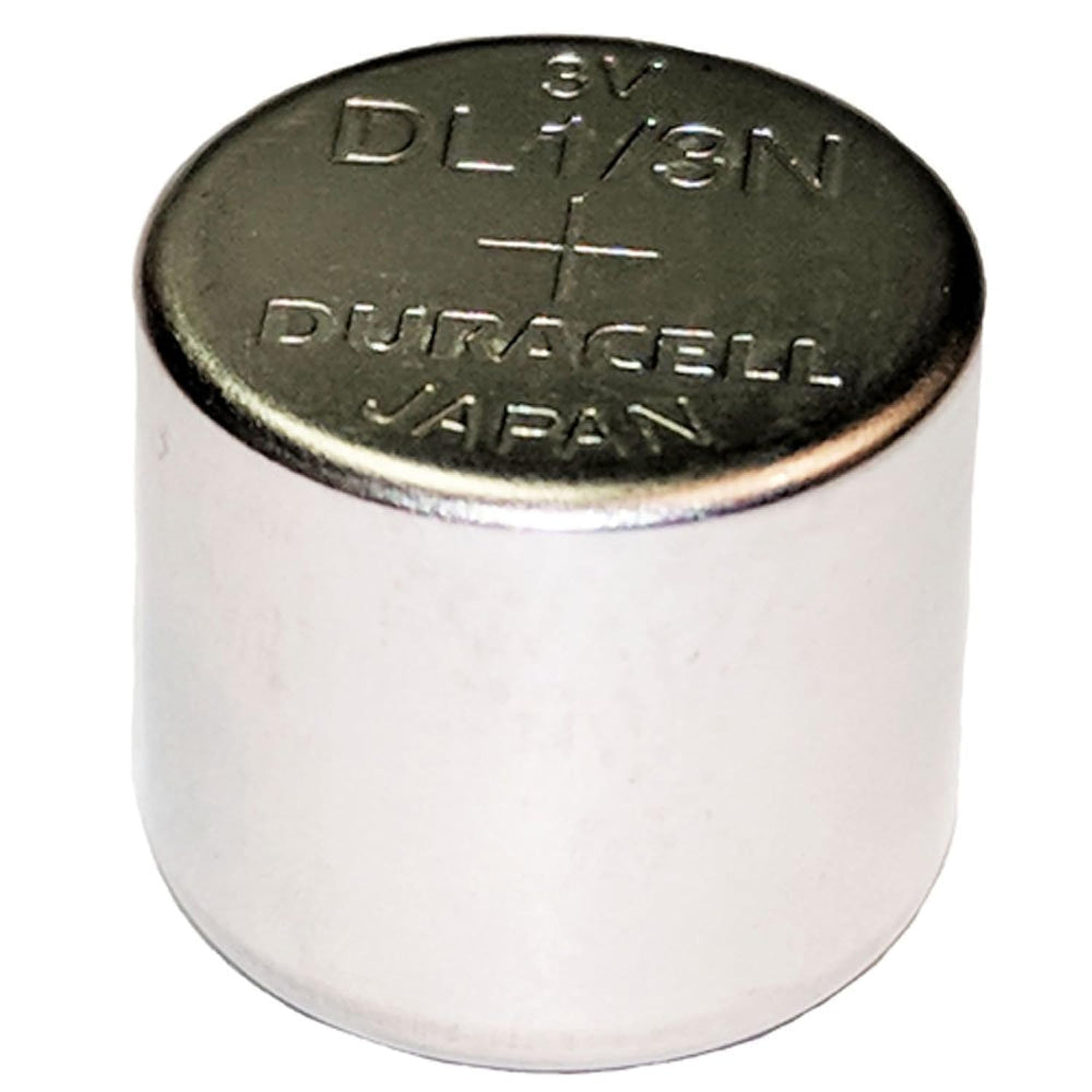 Duracell DL1/3N 3V lithium battery powering high-drain devices with reliable energy and long shelf life.
