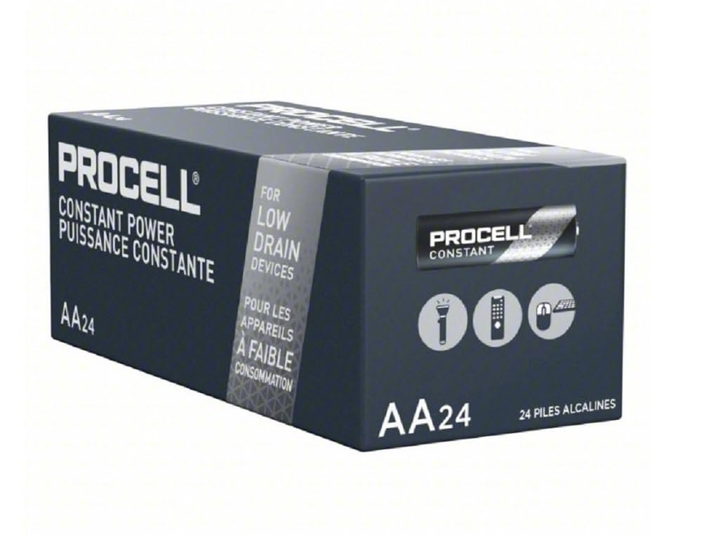 Duracell Procell AA 24-pack batteries ready for everyday devices.
