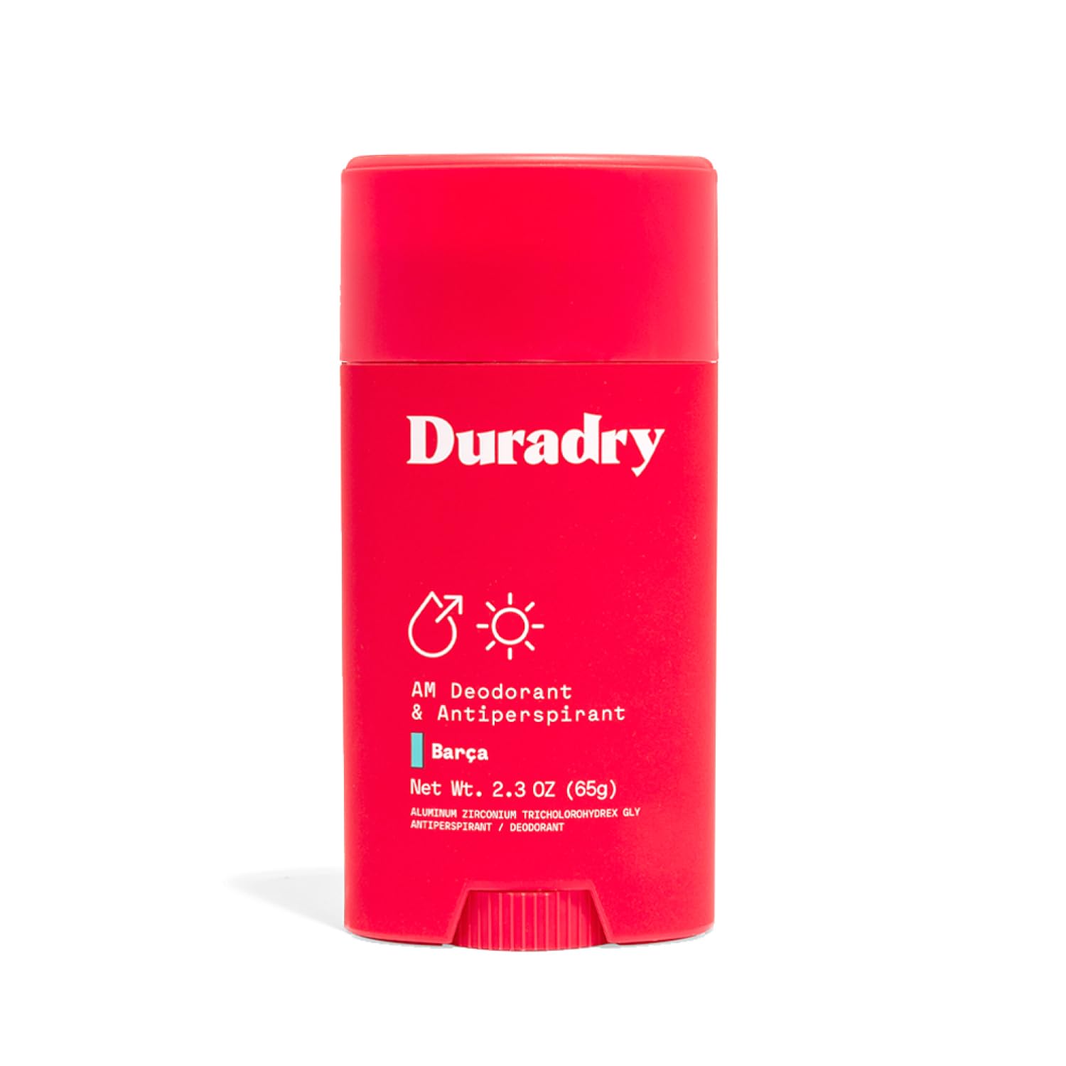 Duradry Barca SweetWater Sea Salt stick delivers long-lasting freshness.