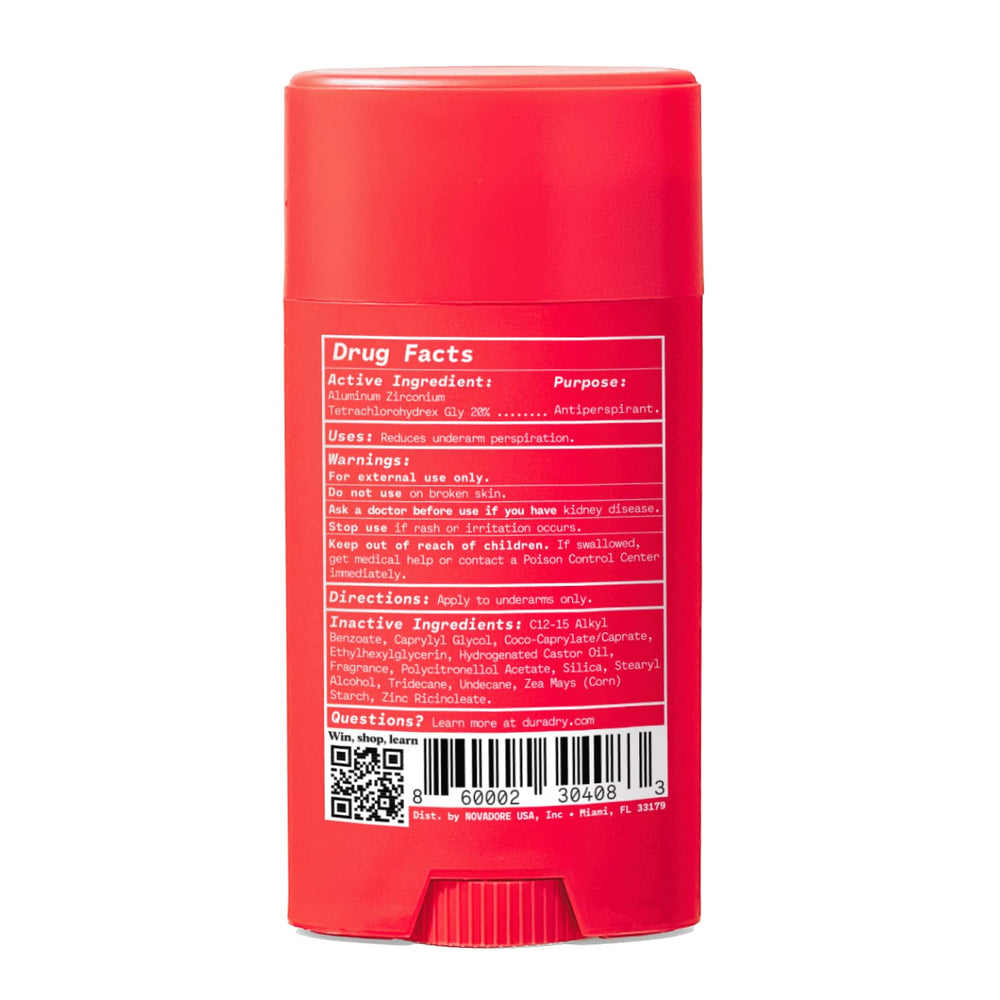Duradry clinical-strength protection concept image for odor control during busy days.