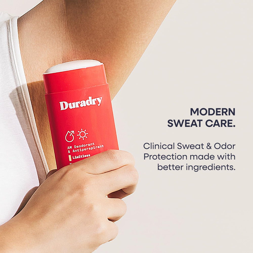 Duradry cool citrus cedar stick provides refreshing scent and smooth glide.