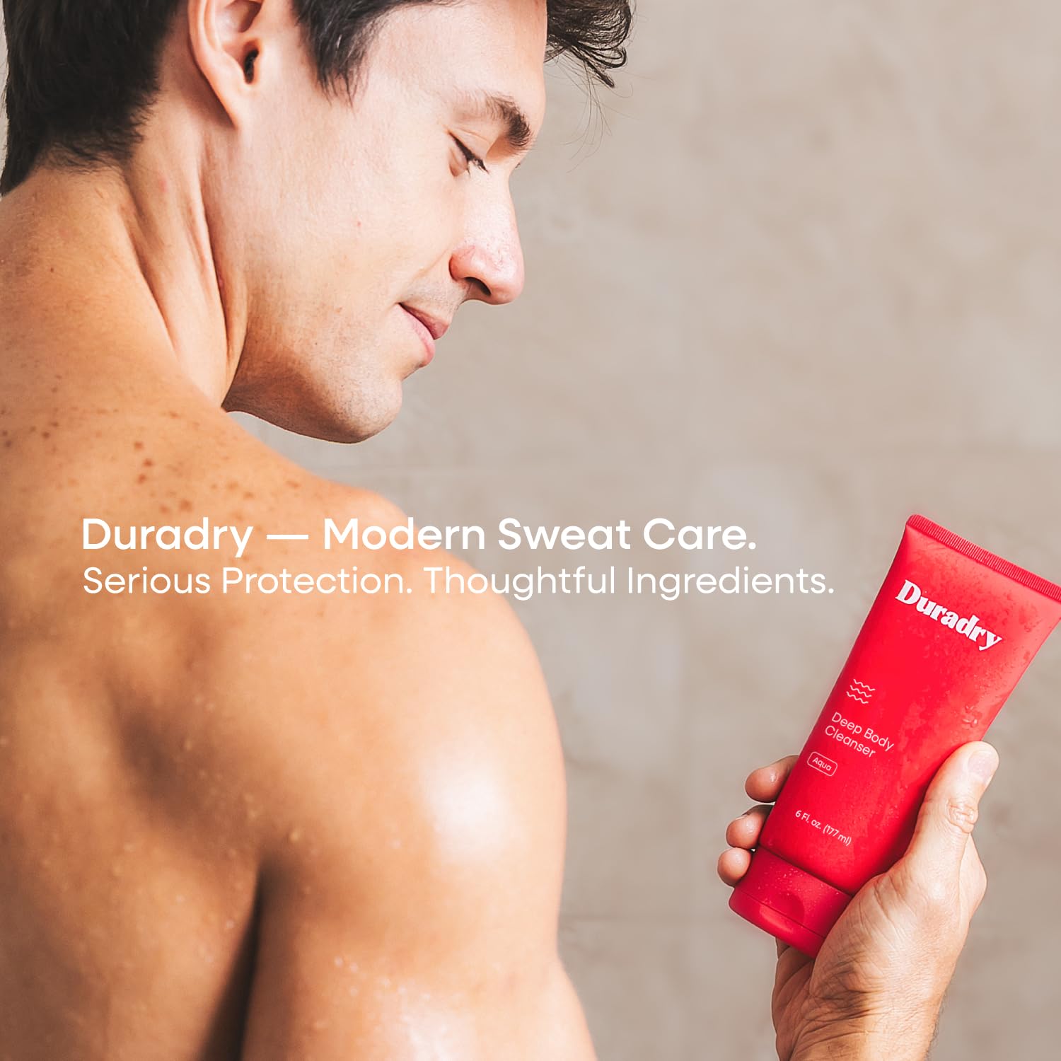 Duradry deodorizing body wash olive oil and avocado oil provide gentle moisturization.