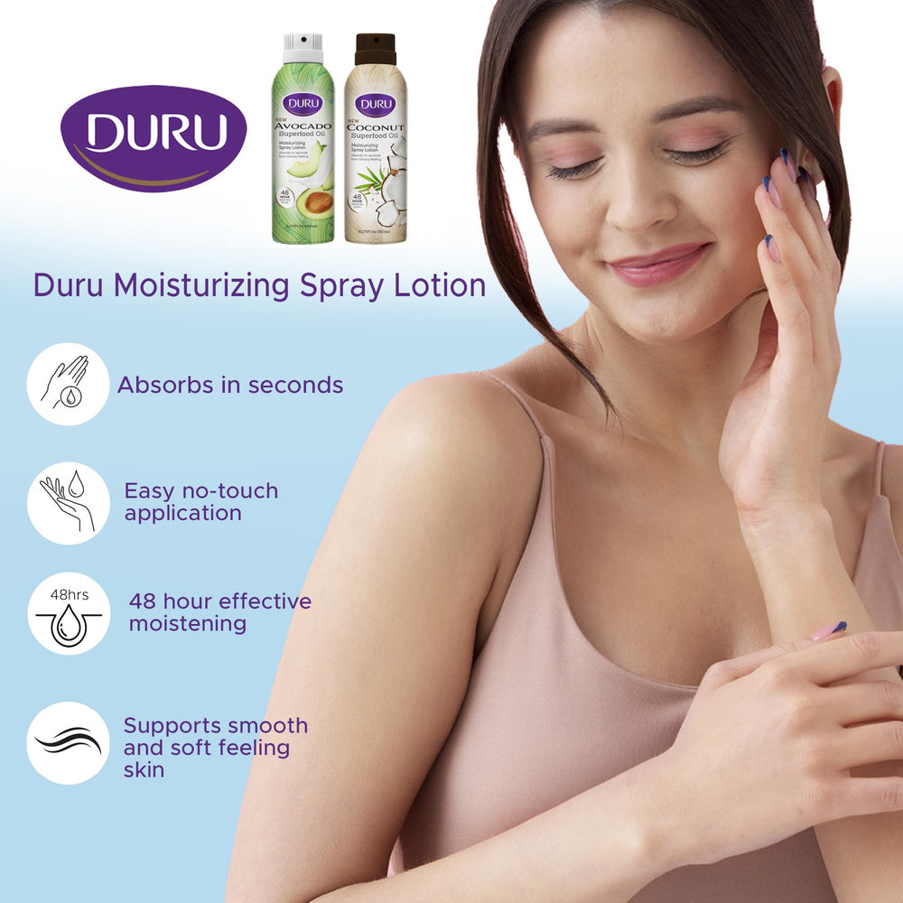 Duru Avocado 48-hour moisture for long-lasting skin softness