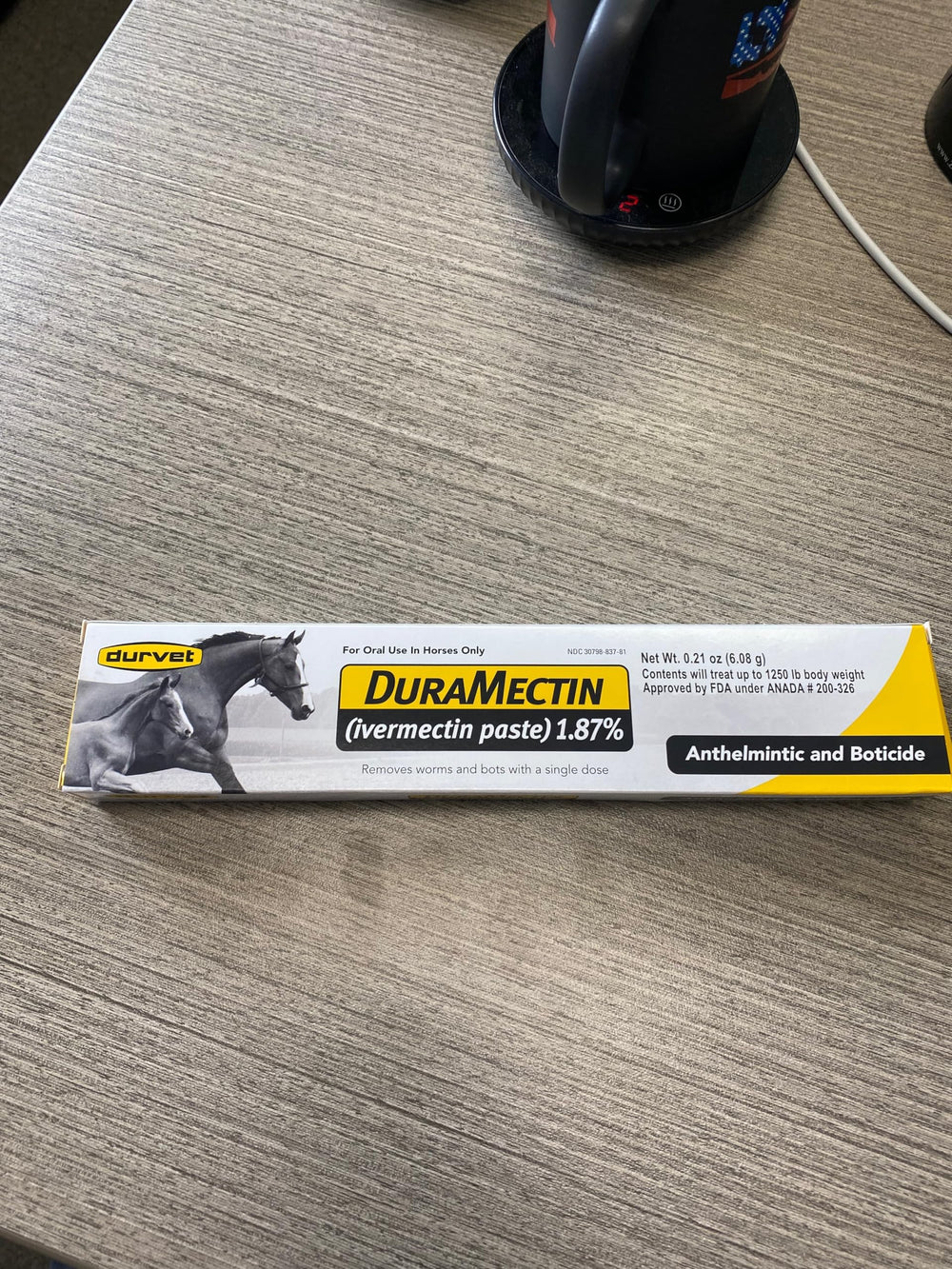 Durvet Duramectin paste safe for pregnant mares.