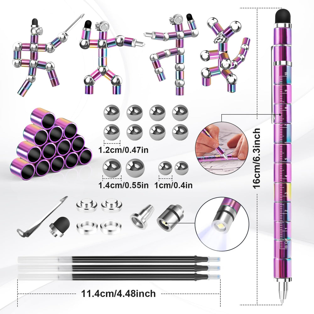 Dusor fidget pen deformation pieces demonstrate quick shape-changing fun.
