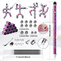 Dusor fidget pen deformation pieces demonstrate quick shape-changing fun.