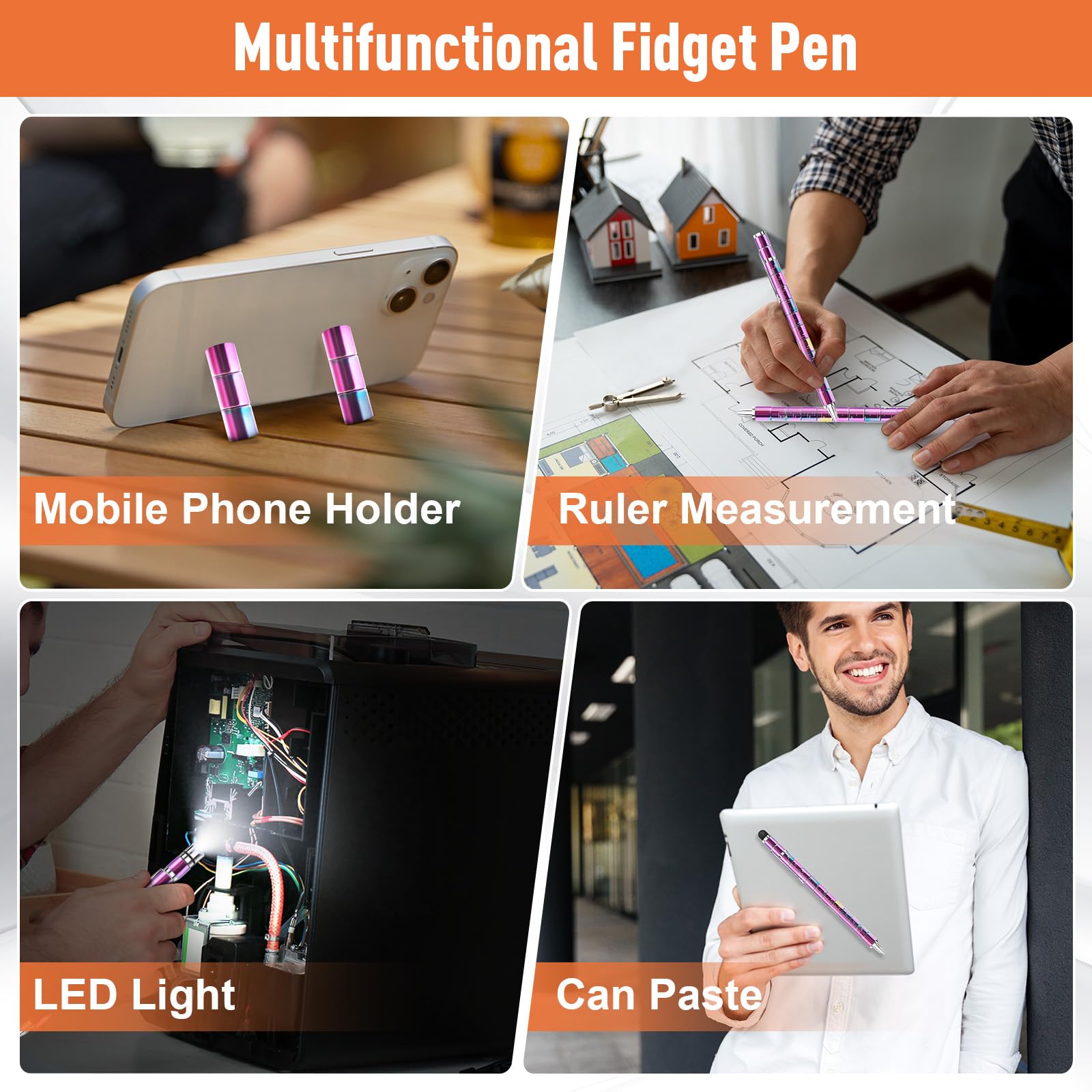 Dusor fidget pen gift box packaging, a ready gift for teens and adults.