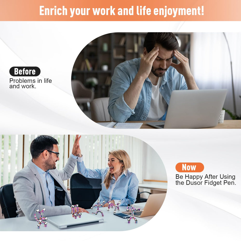 Dusor fidget pen ruler feature for quick measurements at your desk.
