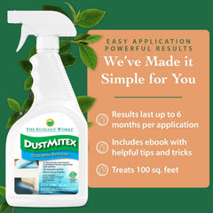 DustmiteX fabrics and upholstery treated to limit mite presence.