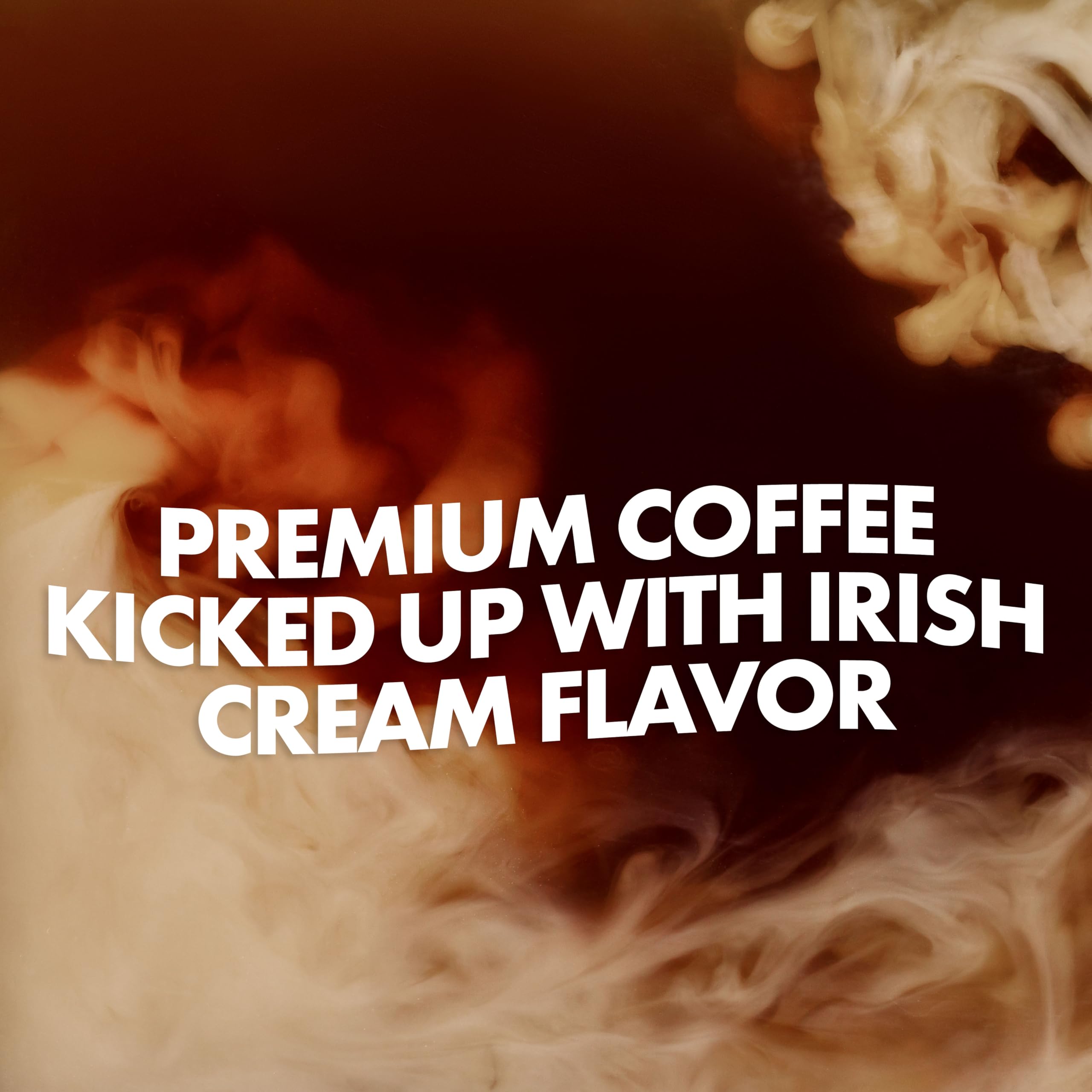 Dutch Bros Irish Cream flavored coffee pods close-up showing rich aroma.