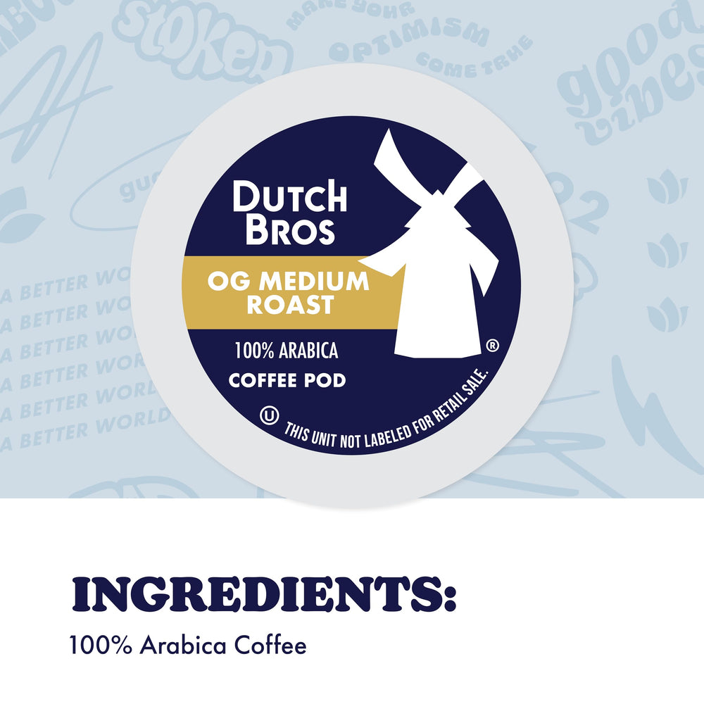 Dutch Bros OG Medium Roast aroma fills the kitchen with inviting notes.