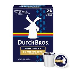 Dutch Bros OG Medium Roast pods pour smoothly for a quick morning pick-me-up.