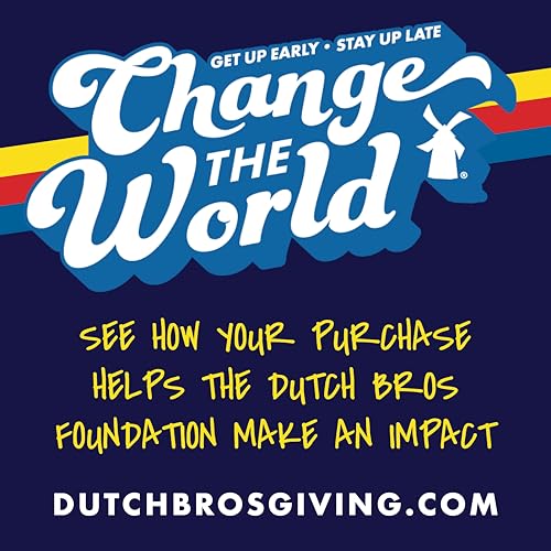 Dutch Bros packaging with cup and booklet highlights storage-friendly, mess-free serving.