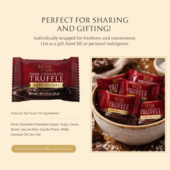 DUTIS Utah Truffles gluten free label for inclusive snacking.