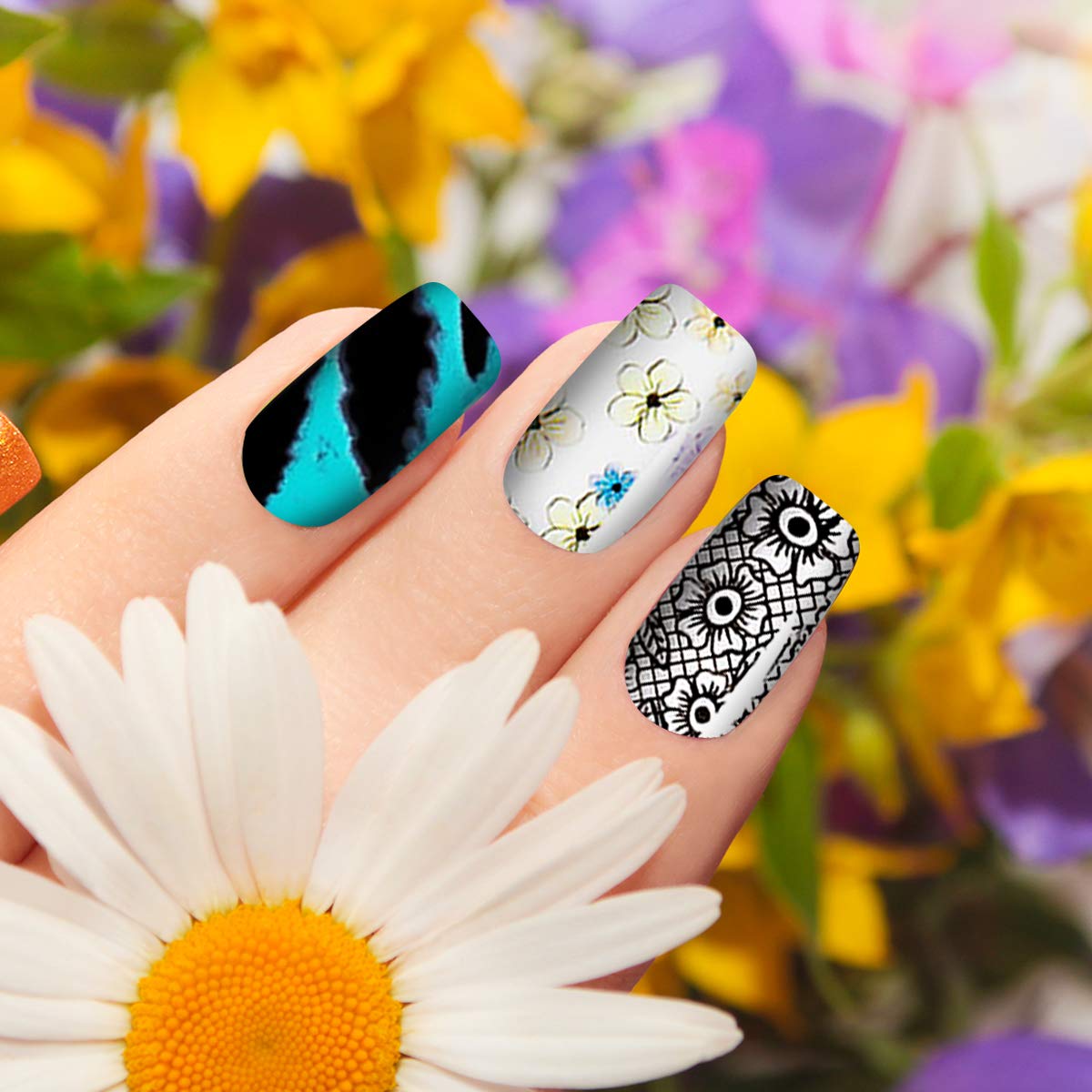 Duufin Nail Foils Metallic Shine options for reflective accents