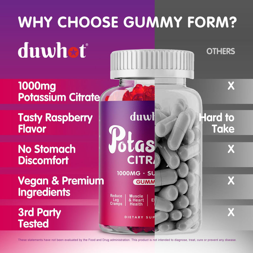 duwhot gummies ingredients panel showing vegan, gluten-free, non-GMO composition for clean daily use.