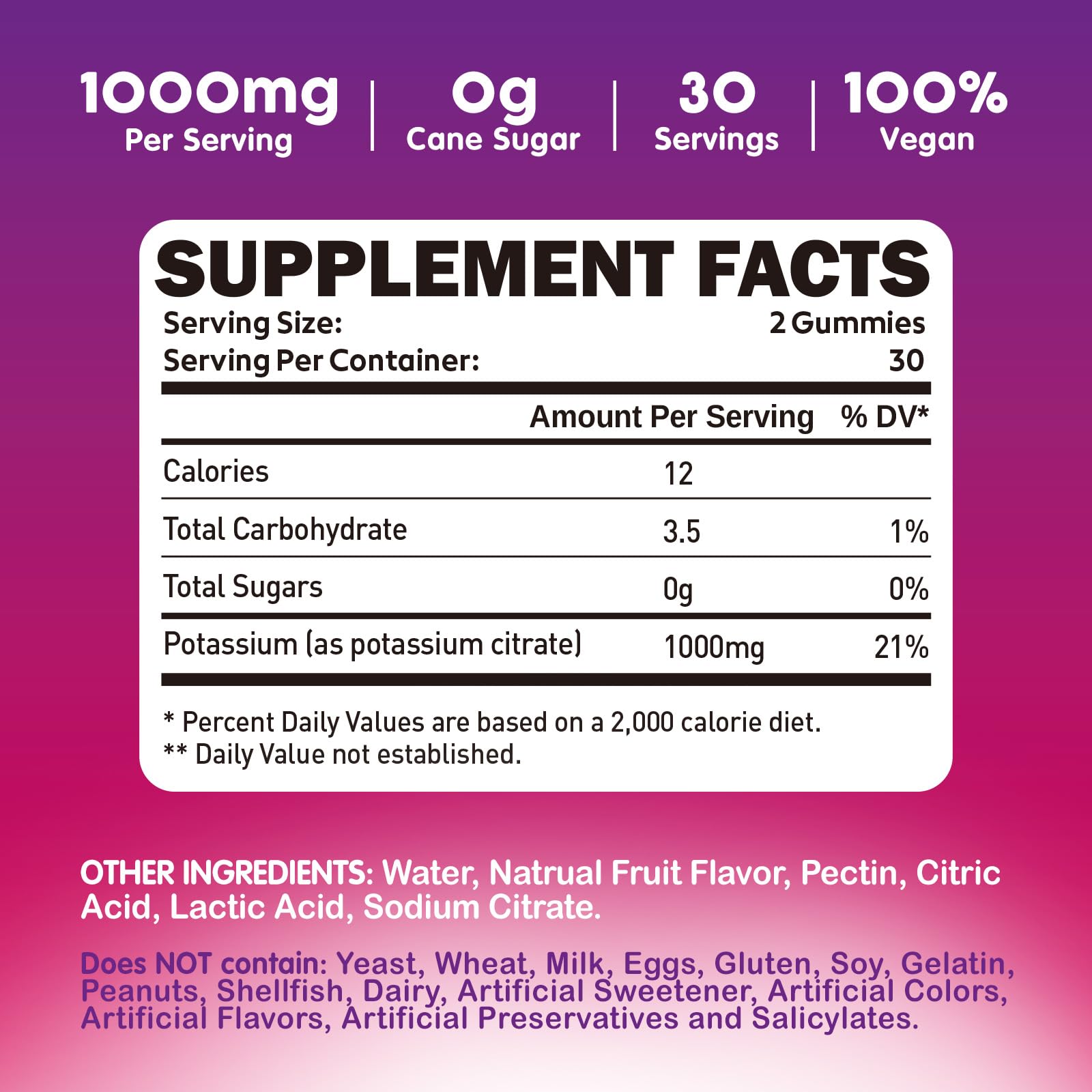 duwhot potassium citrate bottle with GMP-certified facility badge ensuring quality manufacturing.