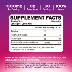 duwhot potassium citrate bottle with GMP-certified facility badge ensuring quality manufacturing.