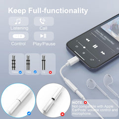 Duyasurs USB-C to 3.5mm dongle in use for wired audio.