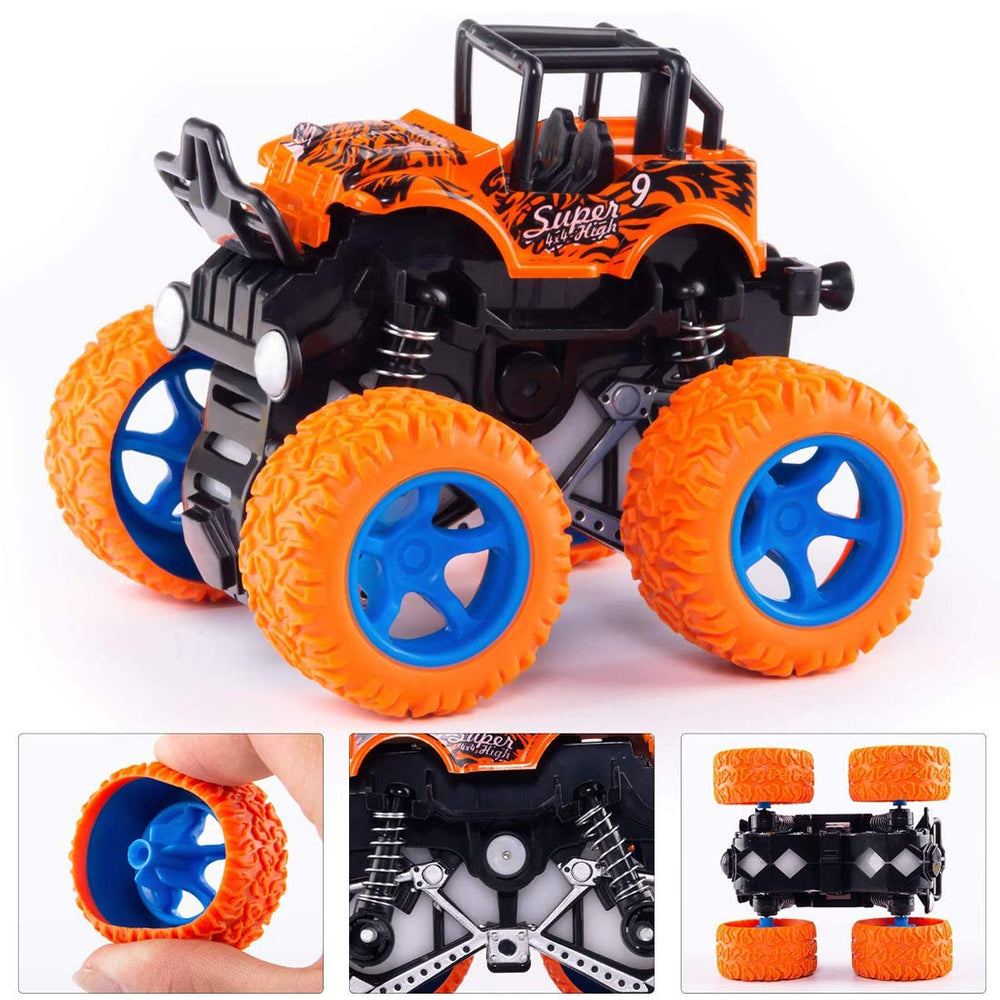 Duyfioa monster trucks 360-degree rotation for dynamic stunt play