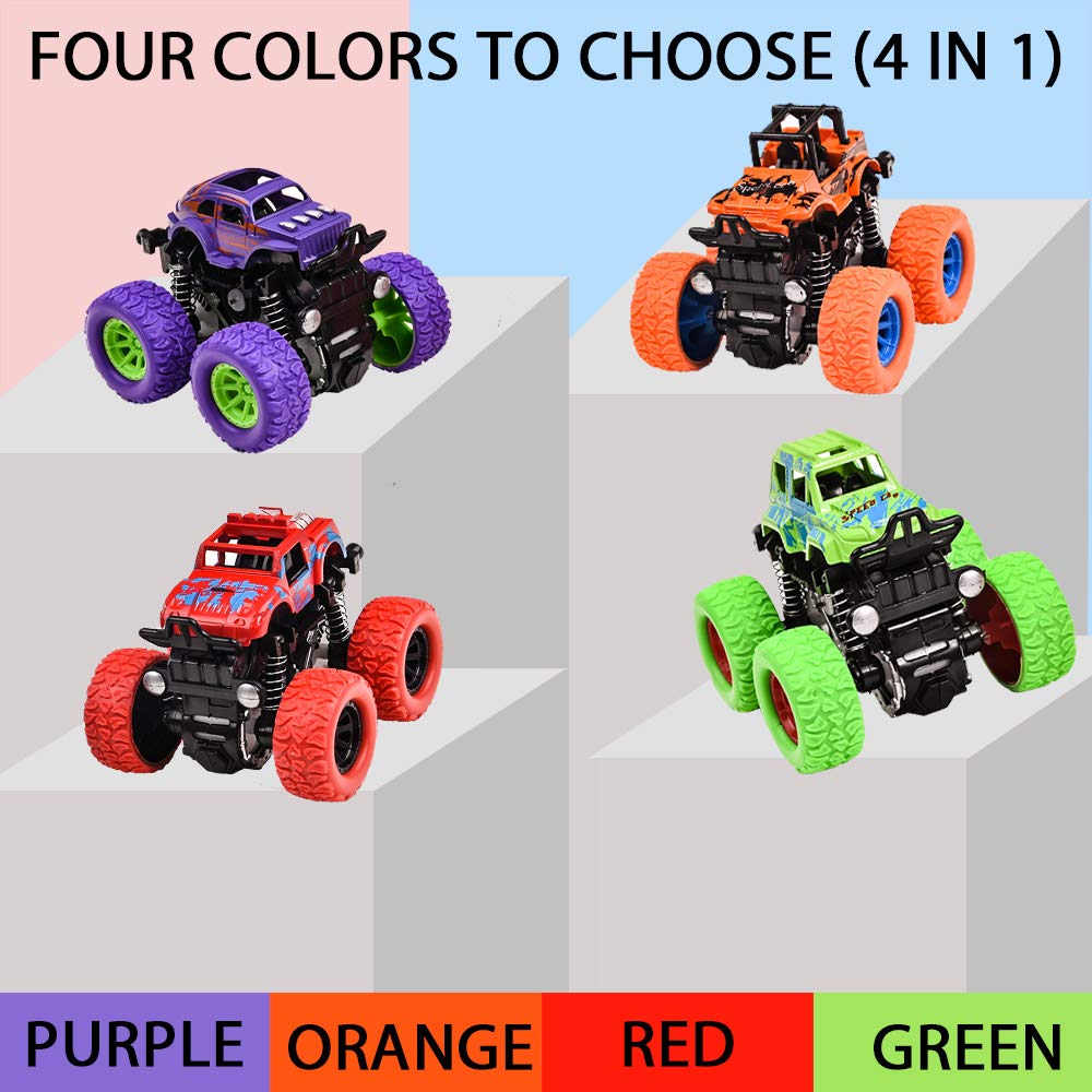 Duyfioa monster trucks gift-pack box ready for gifting and unboxing