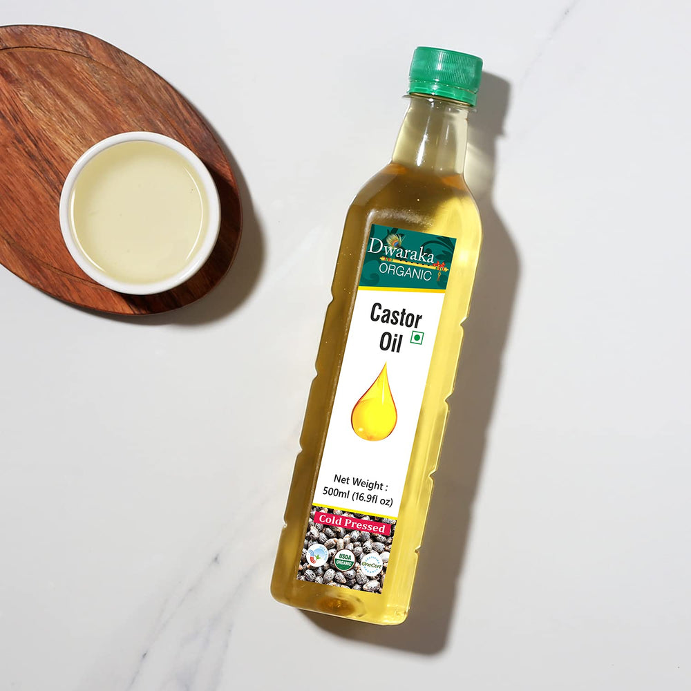 Dwaraka Organic Castor Oil for DIY beauty masks.