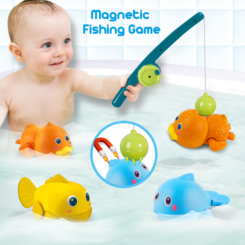 Dwi Dowellin BPA-free material bath toy set for safe play.