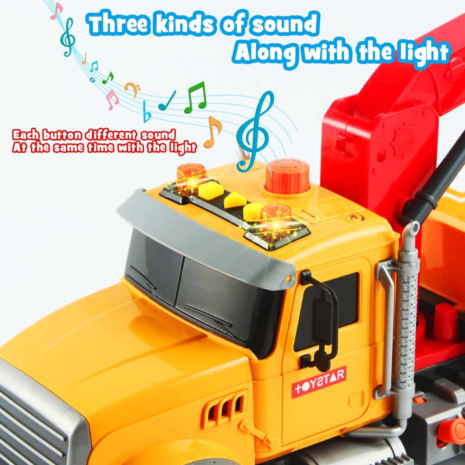Dwi Dowellin tow truck top buttons with lights for interactive sounds