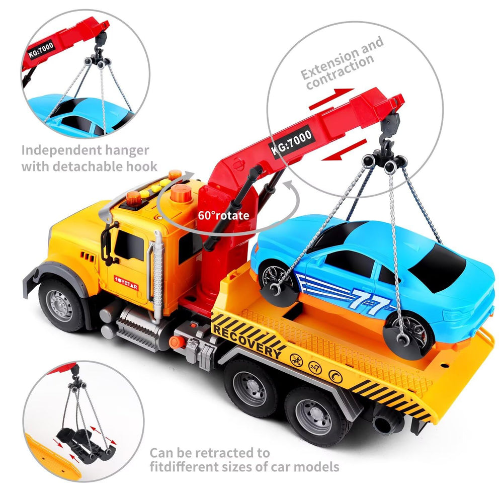 Dwi Dowellin tow truck loading ramp tilting for smooth vehicle transfers