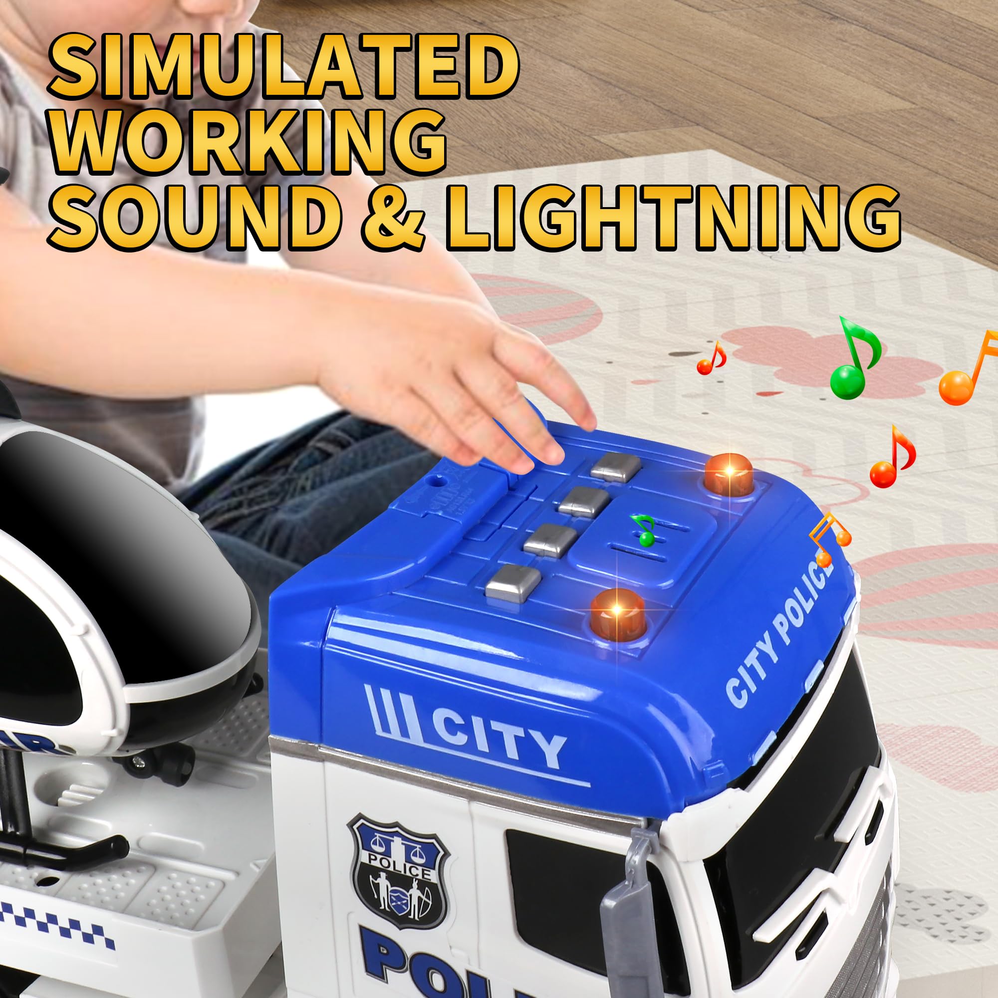 Dwi Dowellin truck tailgate movement aids dynamic loading and unloading pretend play
