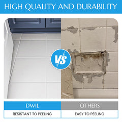 DWIL tub paint application brush for precise coating on surfaces.