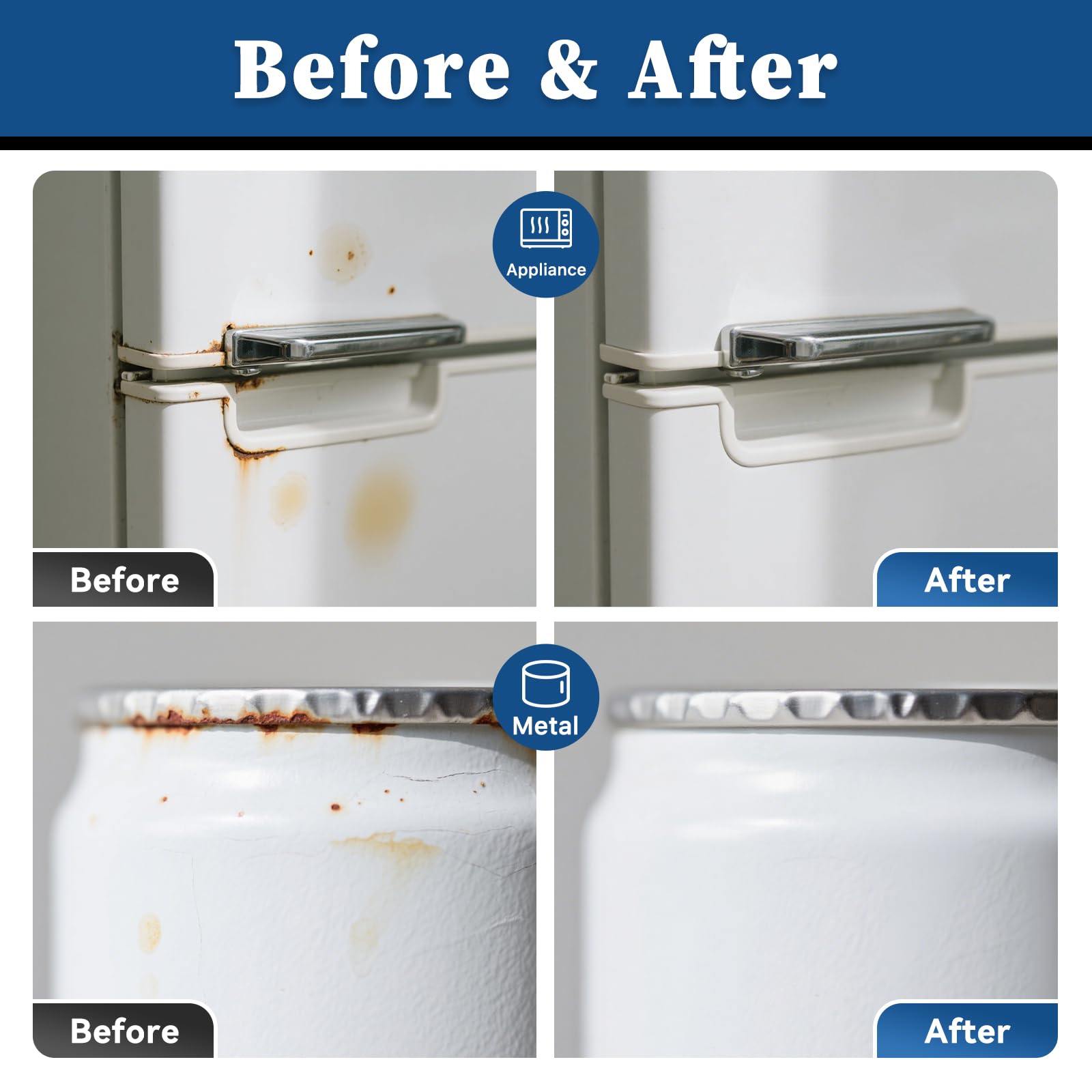 DWIL White Touch Up Metal Small Area brightening dull spots.