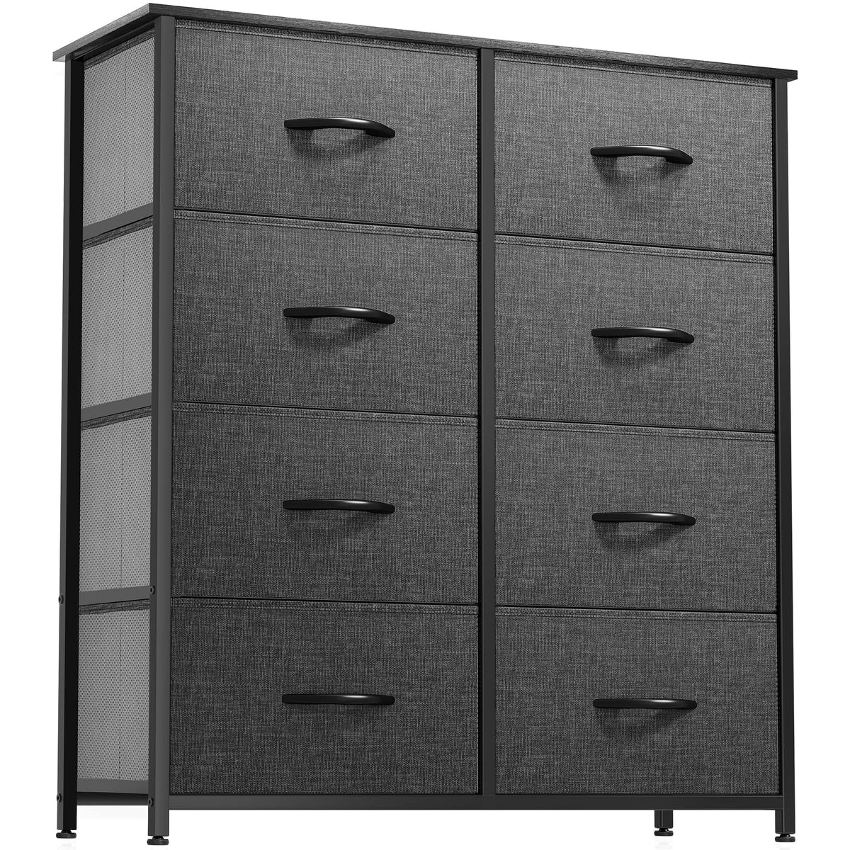 DWVO dresser with eight foldable drawers offering ample storage for clothes.