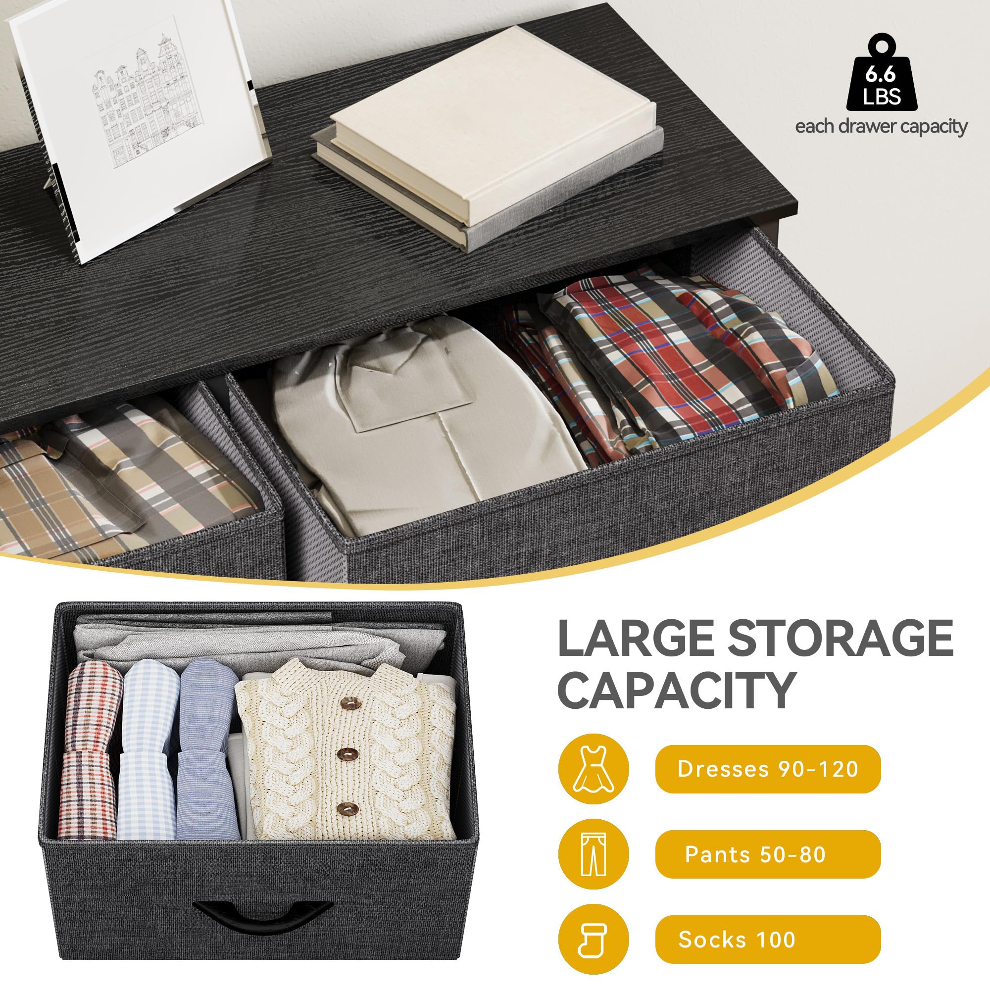 DWVO dresser drawer dimensions help plan closet organization.