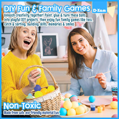 D-Xam colorful balls for arts, DIY projects, and celebrations