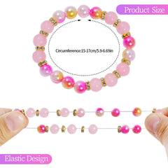 Dxhycc resin bracelets close-up shows durable, colorfast finish.