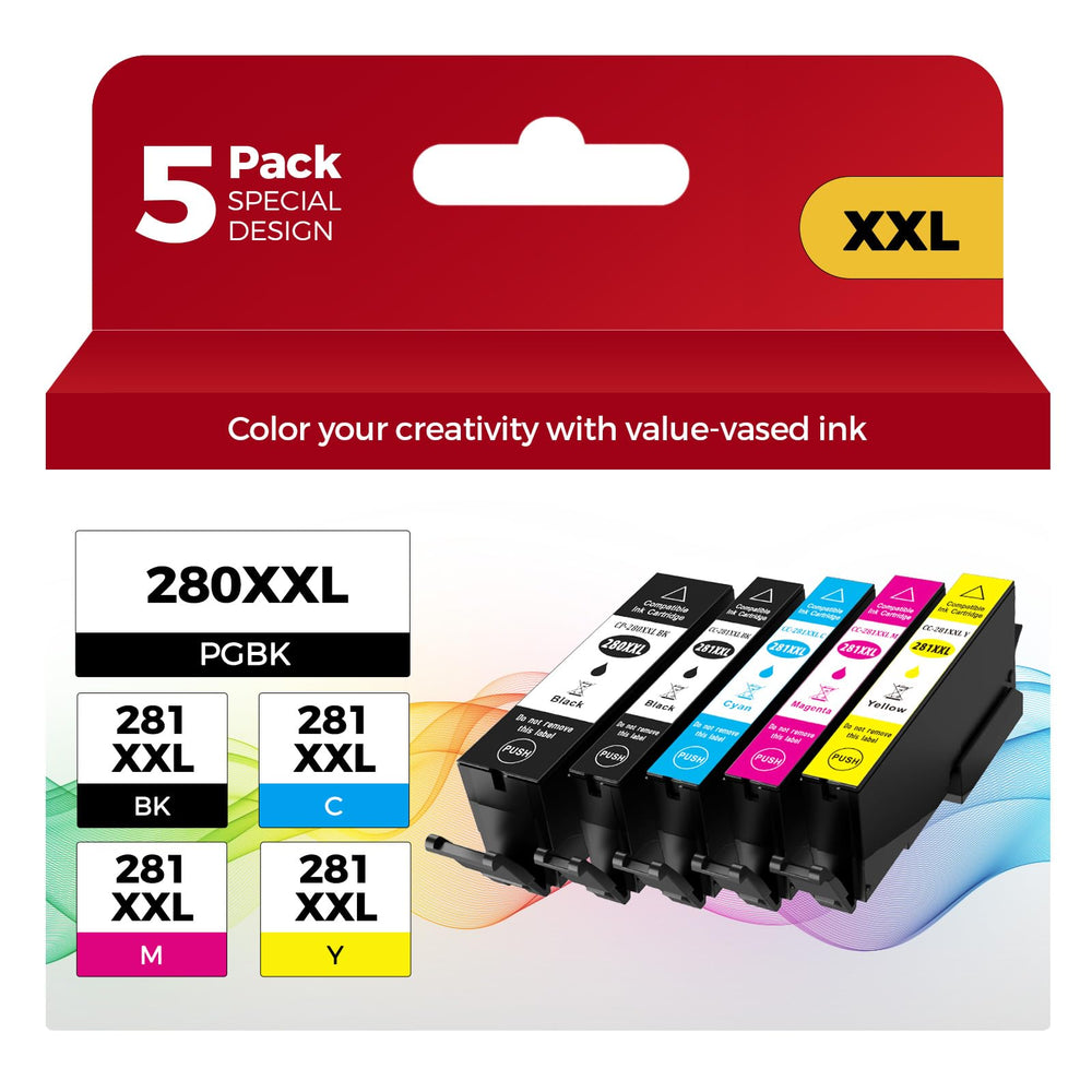 DYEYOY PGI-280XXL large black cartridge for bold, long-lasting prints