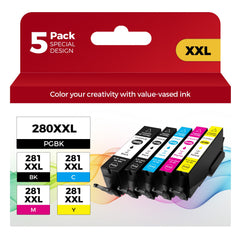 DYEYOY PGI-280XXL large black cartridge for bold, long-lasting prints
