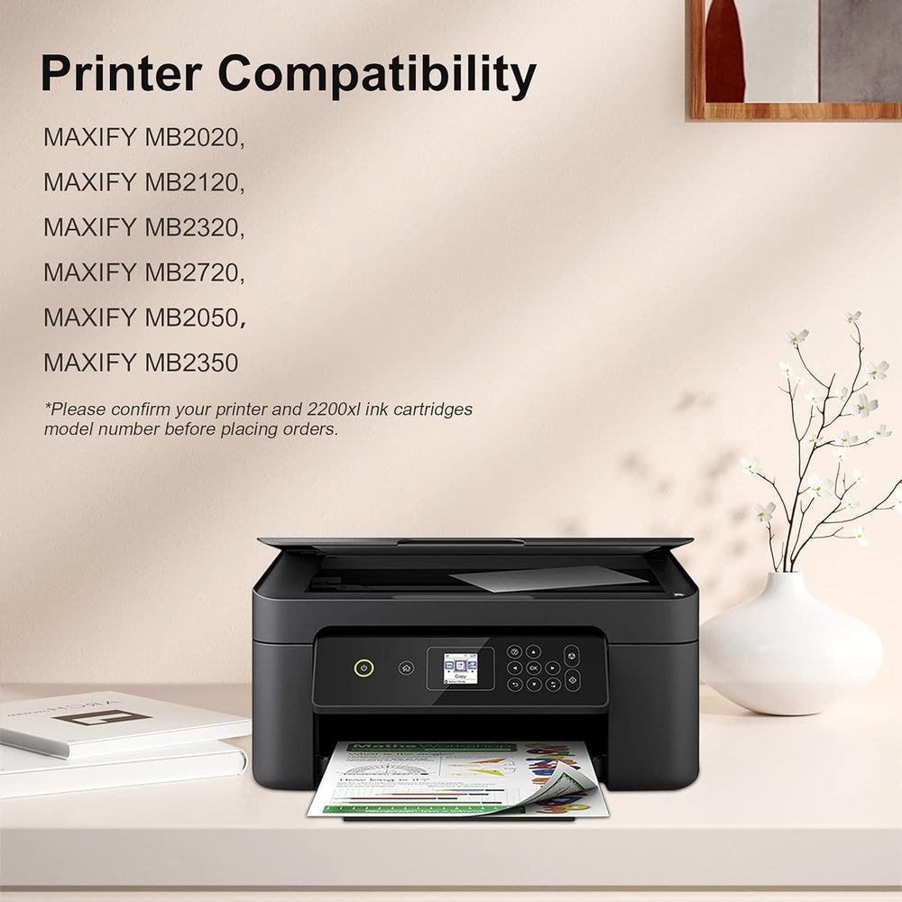 DYHYIN 1200XL magenta ink cartridge pack for Canon Maxify — bold pink hues for reports.