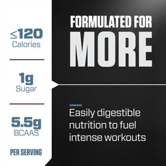 Dymatize ISO100 serving scoop with dry powder ready to mix