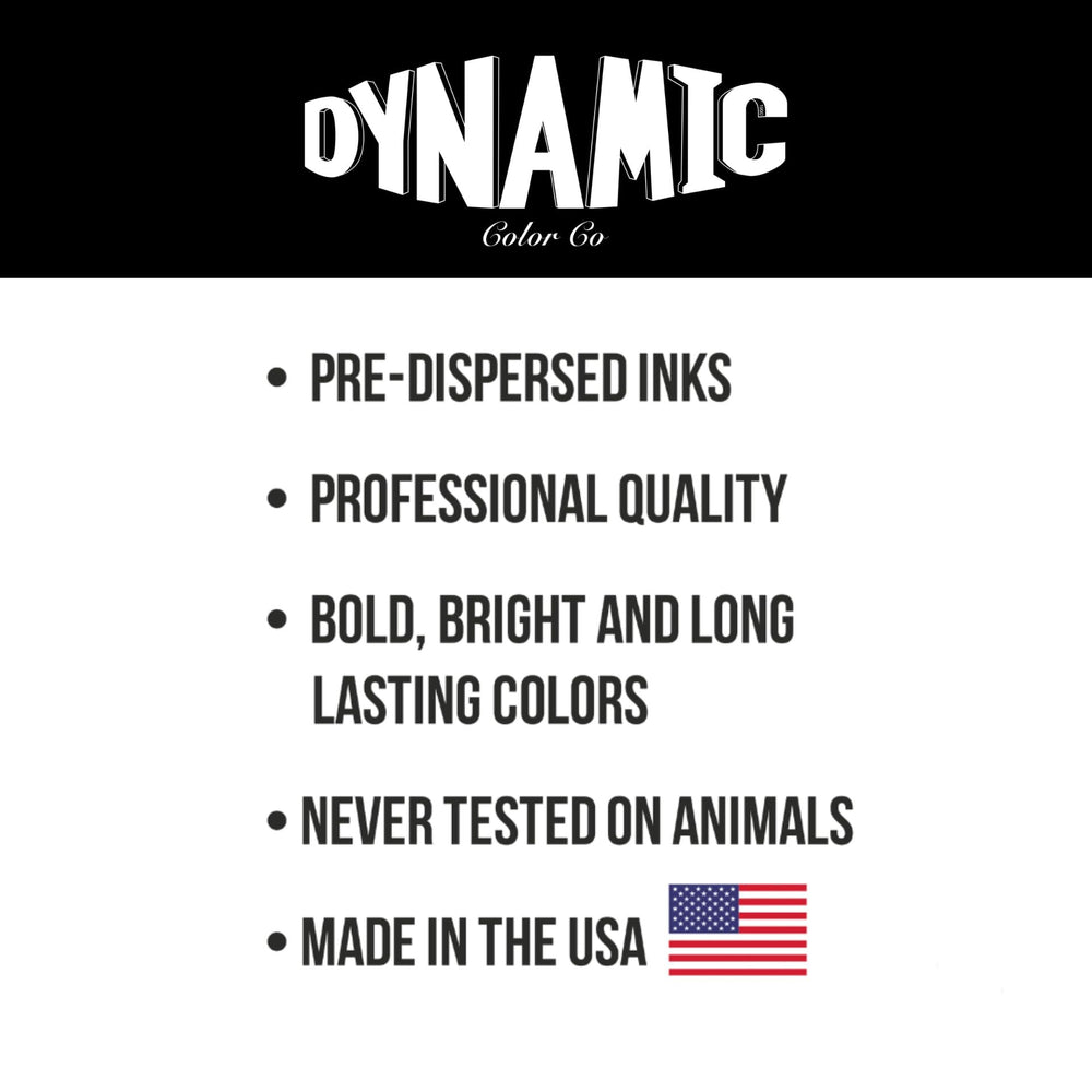 Dynamic Color Co Chinese Red Tattoo Ink pigment swatch displays vivid red color in a natural finish