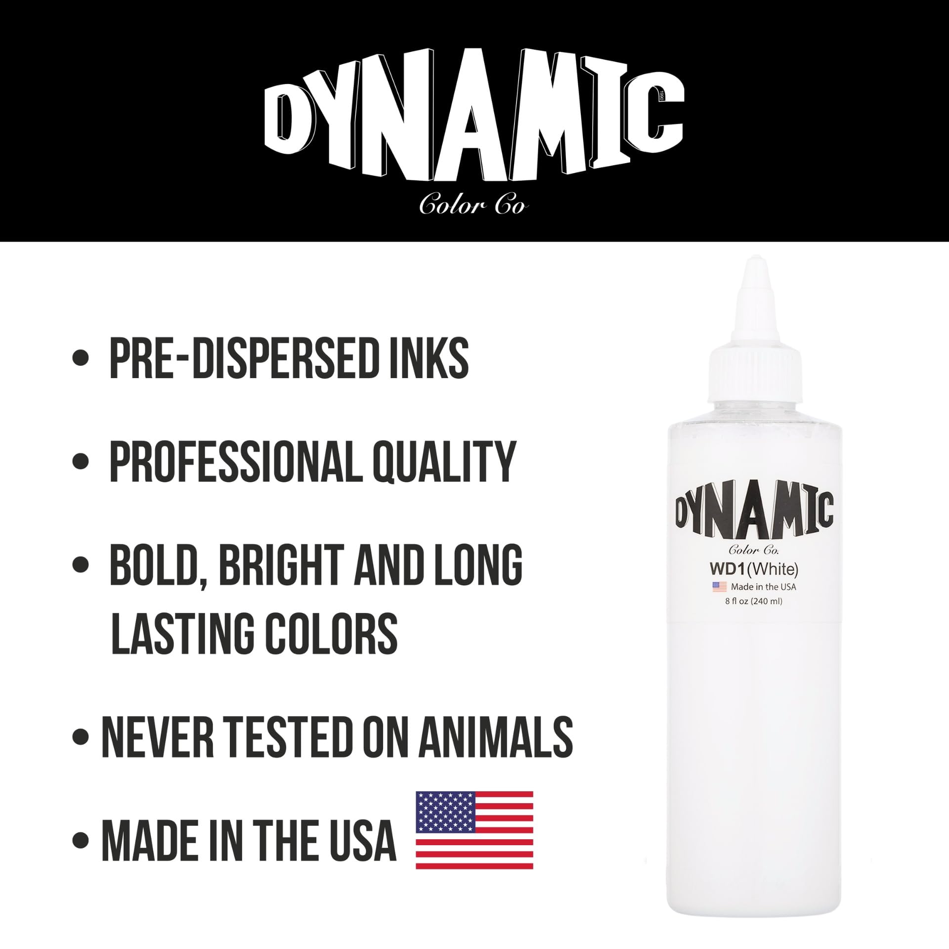 Dynamic Color Co display of wide color range for custom blends.
