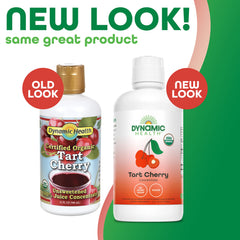 Dynamic Health Tart Cherry Juice glass ready for smoothie boost
