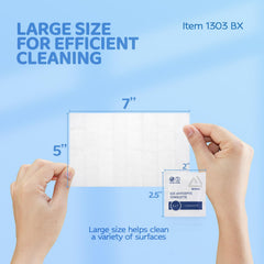 Dynarex BZK towelettes single wipe ideal for quick cleaning without soap and water